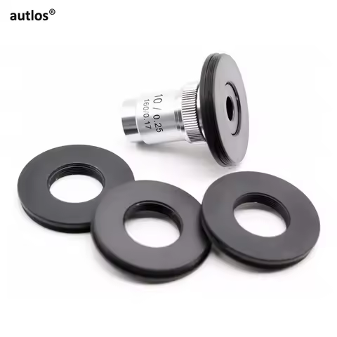 Microscope Objective Lens RMS Thread to M42 X 0.75 Micro Macro Photography Interface Adapter Ring fo