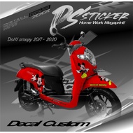 DS111 Decal Sticker Skotlet Scoopy 2019-2020 Mickey Mouse Motif