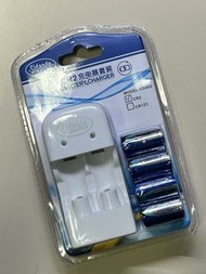 Rechargeable CR2 充電池X4 + USB充電器 Charger (Fujifilm Instax, mini 25, mini 50, share sp-1)