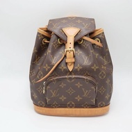 LOUIS VUITTON LV 路易威登 #1407 M51137 字紋 束口 掀蓋 後背包 二手