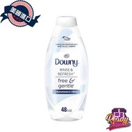 Downy - RINSE &amp; REFRESH Free &amp; Gentle 洗衣除臭味+衣物柔順劑 (48oz / 1.43L)(平行進口)