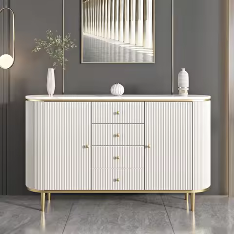 Storage Luxury Morden Cabinets Living Room Fashion White Drawers Cabinets Komoda Cupboard Meuble De 