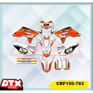 Decal crf150 full body decal crf150 decal crf150 supermoto motorcycle sticker crf150 cool motorcycle
