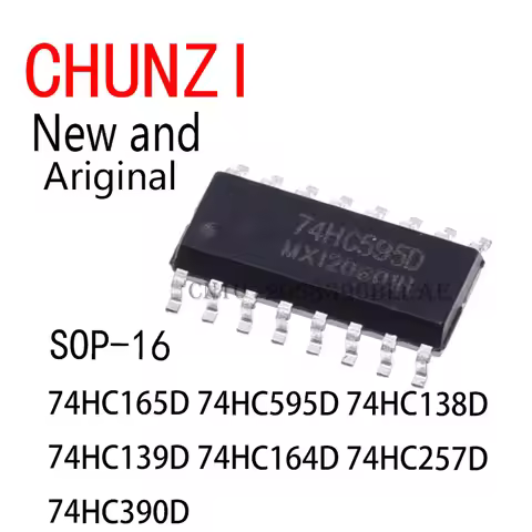 10PCS SMD IC Chip 74HC165D 74HC165 SN74HC165DR SN74HC165 SOP-16 74HC595 74HC595D 74HC138D 74HC139D 7