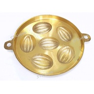 [BRASS] Acuan Bahulu Tembaga  / 6 holes Starfruits Bahulu  Brass Mould  / Acuan Tembaga 6 Jalur #7 '