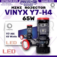 Mini Projector Vinyx Y7-H4 LED Lamp 65W Y7D Projector H4 Mini Projector Lens Car Motorcycle Headligh