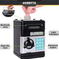 Electronic Piggy Bank Password Money Box Cash Coins Saving Box ATM Bank Safe Box Tabung Atm Machine