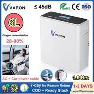 READY STOCK✨ VARON 1-6 L/min Portable Outdoor Oxygen Concentrator with 5200mAh Battery, 93% High O2