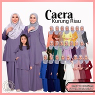 Baju Kurung Riau Plain Caera 1087 Raya 2023 Ayanna Plussize Kain Lipat Batik Pahang Seragam Ibu Anak Baby Blue Kuning