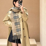 💎Han's house精品服飾💎Burberry 圍巾 格紋 羊毛 雙面 羊絨 中性 168X30 蘇格蘭制 現貨 原價20300