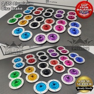 ZRC 1/10 Aluminum Disc Brake Rotor Wheel Hex Hub Rim On Road Drift Touring Car 1:10 MST HSP D4 Yokom