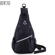 MIWIND Brand Oxford Me Sling Bag Mens Messenger Bags CrossBody Bags Sling Knapsack Canvas Rucksack