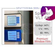 Car Tinted Window Film Sputtering IR99 | VLT 40 (Ready Stock)