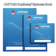 Captain Duplicate Book/Triplecate Book/Pay & Receive Book/Buku Rekod 5.5"x8.5"(8552) 7.5”x9.5” l(967