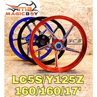 Yamaha LC5S Y125Z 511 Magic Boy Sport Rim 160/160/17' LC135 5 Speed 125Z Accessories Motor LC V8 Fi SP511 LCV8 LC135V8