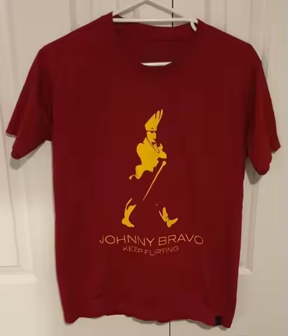 Johhnnny Bravo Johnnie Walker "Keep Flirting" Mash-Up Print T-Shirt Size Men's M