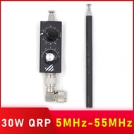 30W QRP Shortwave Antenna with Tuner Adapter 5MHz-55MHz Shortwave Radio Antenna Shortwave Radio Transmitter Antenna for UHF VHF
