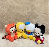 Disney 米奇老鼠 唐老鴨 布魯托 跳跳虎 景品 毛公仔 公仔 掛飾 吊飾 Mickey Mouse Donald Duck Pluto Tigger SEGA