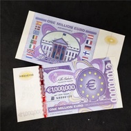 European Euro Million Fluorescent EU Banknotes Anti-Counterfeiting Commemorative Coins Commemorative