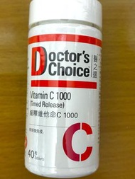 維特健靈 醫之選 doctor‘s choice 緩釋維他命C 1000