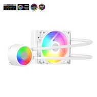 MINGSU Xuntai Light Shadow 120 ARGB integrated water cooling พัดลมหม้อน้ำ CPU สีขาว ARGB ท่อความร้อน