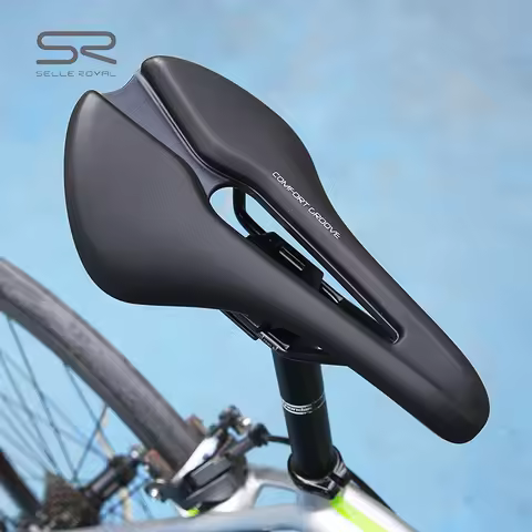 SELLE ROYAL Aeros O Hollow Breathable Bicycle Saddle Ultralight MTB Road Bike Soft Seats PU Leather 