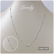 Hug Ngern Nan Shop Ready To Organize Urgent From Thailand 92.5% Pure Silver Fish Egg Necklace Small 