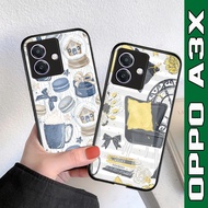 Latest Oppo A3X Glass Softcase [M201] Oppo A3X Mirror Case - Oppo A3X Phone Case - Phone Case - Case