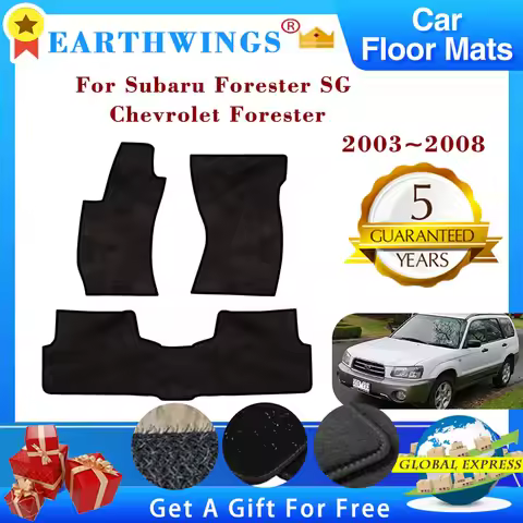 Car Floor Mats For Subaru Forester SG Chevrolet Forester 2003~2008 Carpets Cover Rugs Parts Foot Pad