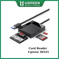Ugreen multi-function USB 3.0 card reader CF SD TF MS 0.5M long (30333)