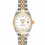 【大眾名錶】ROLEX勞力士 69173 Datejust 蠔式女錶 台灣公司貨 白色T柱面盤 大眾名錶B1293