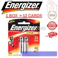 ENERGIZER Max AA/AAA Battery LR6 Alkaline 1.5V AA/AAA Batteries 12cards per box
