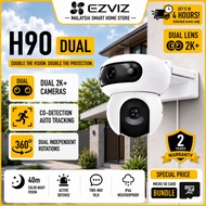 EZVIZ Professional Grade 2K+ WiFi Camera Dual-Lens PT H90 Dual 2K+ & H9c Dual 2K Wireless CCTV Ai Tr