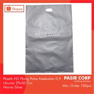 Hd Plong Silver Plastic 0.9 29x50 cm 1 Pack Contents 100pcs
