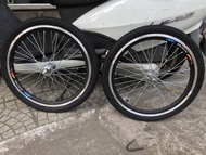 Cặp Vành Bánh Xe Đạp Quava Phanh Vành Nhôm 2 Lớp Kích Thước 20/ 24/ 26 inch Xịn