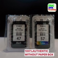 Original CANON PG-47 boxless  *Ready Stock* Cartridge Ink Office Printer Toner