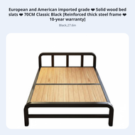 Foldable Design Folding Bed Frame Space-Saving Collapsible Bed Frame Portable Household Furniture Ea