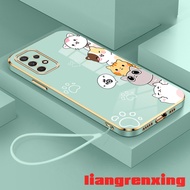 Casing SAMSUNG a13 5g a13 4g samsung a32 4g samsung a32 5g samsung a23 5g phone case Softcase Electroplated silicone shockproof Cover new design Cartoon Animal Cat DDDZM01