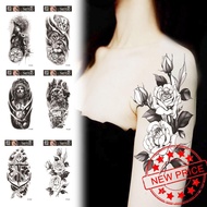 Big Arm Sleeve Tattoo Sticker Waterproof Temporary Z5j4 Creative P7c0 Sticker Tattoo Art Body D2p9