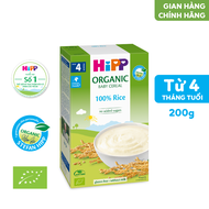 Bột ăn dặm dinh dưỡng Gạo nhũ nhi HiPP Organic 200g