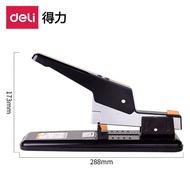 Deli0290Heavy-Duty Stapler Pop-up Easy and Labor-Saving Stapler Binding with Scale Machine Binding100Page