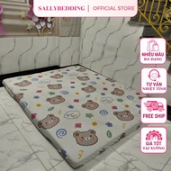 Chunky Bed Sheet, Patterned Sheet (Pillowcase Not Included) Poly Cotton Fabric= biu biu bear pattern