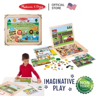 (ของแท้ USA) กระดานแม่เหล็ก เสริมตรรกะ Magnetic Matching Picture Game busy book quiet รุ่น 9918