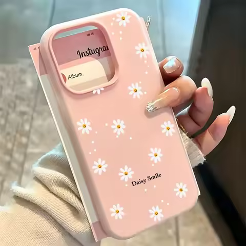 Elegant Floral Daisy Case For OPPO Realme 16 Pro 15T 14 C75 C63 Note 70 60 50 C61 C53 C55 12 5 5i C2