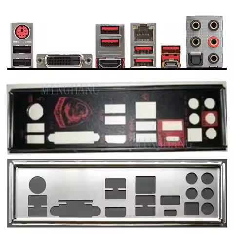 M For MSI B350/ X370 GAMING PRO CARBON Motherboard IO Shield I/O Shield Backplate