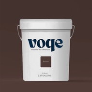 Voqe สีน้ำอะครีลิคแท้ 100% เฉดสีช็อกโกแลต 9  ลิตร สีทาบ้าน ทาอาคารพรีเมี่ยม เกรด15 ปี เนื้อสีเยอะ