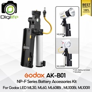 Godox AK-B01 AK-B02 BC60 Battery Adapter Kit สำหรับ ML30 M60 ML60II Bi ML100Bi ML100R / Digilife