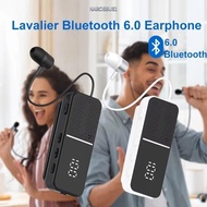 NARCISSUS13A0E Lavalier Bluetooth Headphones, 50H Play Time Bluetooth 6.0 Wireless Earphone, ENC Noi