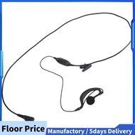 Security Earhanger Headset Earpiece Earphone for  Radio Black