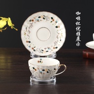 Taiwan Imported Coffee Cup Plate Holder Porcelain Plate Disc Cup Saucer Bracket Acrylic Display Rack